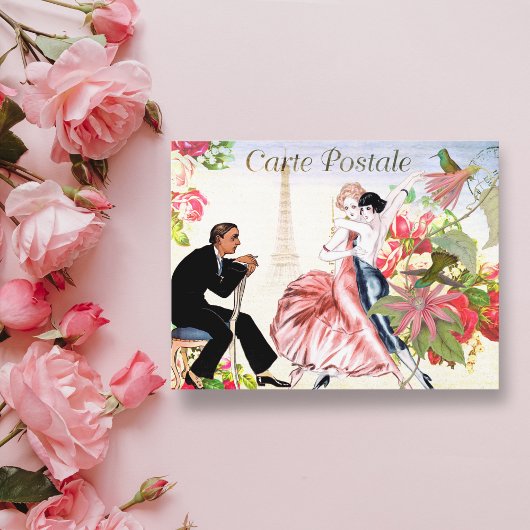 ヴィンテージハミングバードパリタンゴハガキ ポストカード