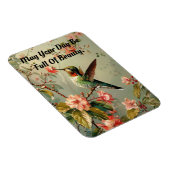 ヴィンテージハミングバードフレキシブルフォトマグネット マグネット (右側)