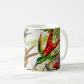 ヴィンテージハミングバード：アーンスト·ヘッケル コーヒーマグカップ (正面右)