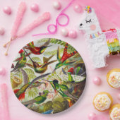 ヴィンテージハミングバード：アーンスト·ヘッケル ペーパープレート (パーティー)