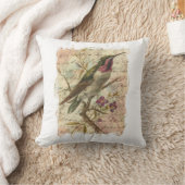 ヴィンテージハミングバード クッション (ブランケット)