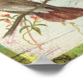 ヴィンテージハミングバード ポスター (角)