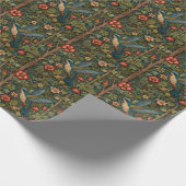 ヴィンテージハミングバ絵画ードアート ラッピングペーパー (角)