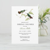 ヴィンテージハミング鳥ブライダルシャワー招待 案内状 (スタンド正面)