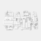 ヴィンテージハム無線送信機回路図 フェイバーボックス (折り畳みなし)