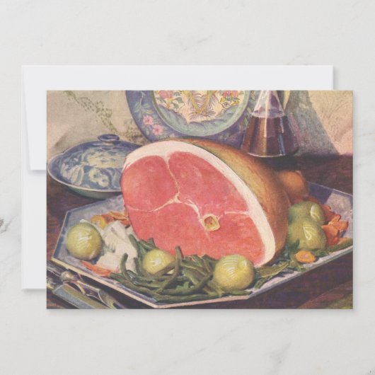 ヴィンテージハム・ディナー(グリーンビーンズとジャガイモ) (正面)