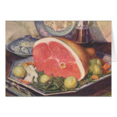 ヴィンテージハム・ディナー(グリーンビーンズとジャガイモ) (正面横)