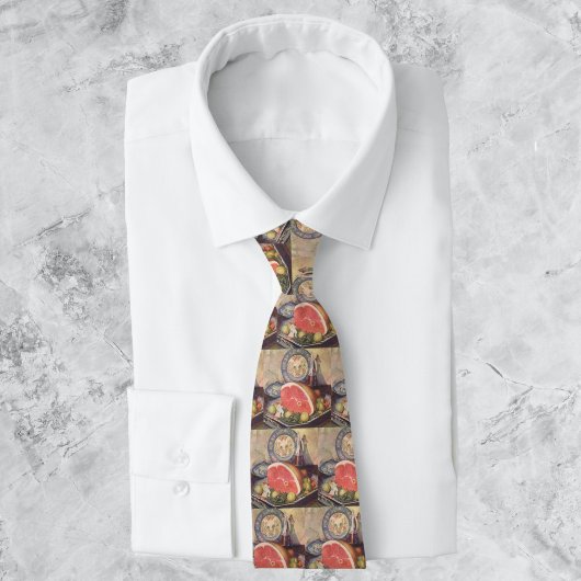 ヴィンテージハム・ディナー(グリーンビーンズとジャガイモ) ネクタイ