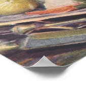 ヴィンテージハム・ディナー（グリーンビーンズとジャガイモ） ポスター (角)