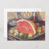 ヴィンテージハム・ディナー（グリーンビーンズとジャガイモ） ポストカード (正面/裏面)