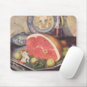 ヴィンテージハム・ディナー（グリーンビーンズとジャガイモ） マウスパッド (マウス)