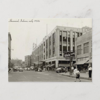 ヴィンテージハモンド、インディアナ(1950年代初期) ポストカード