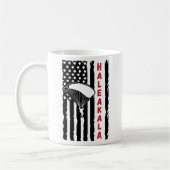 ヴィンテージハラカラパラグライディングスカイダイビング コーヒーマグカップ (左)