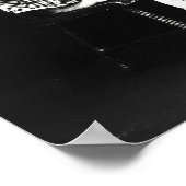 ヴィンテージハリおもしろいーが猫をお誕生日ケーキで解放 ポスター (角)