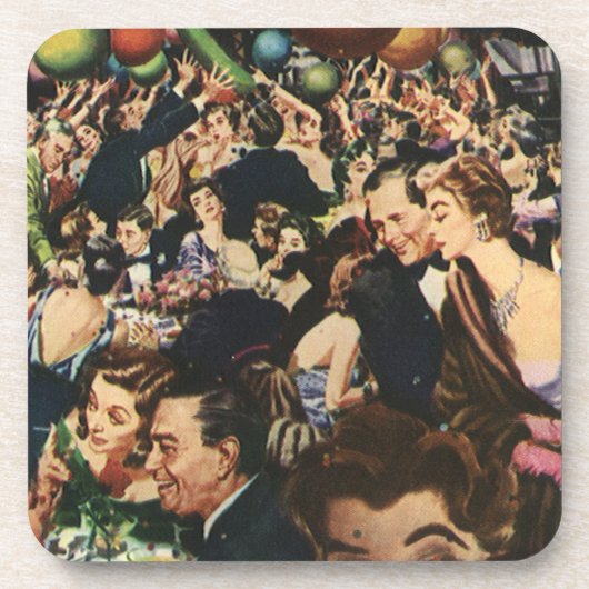 ヴィンテージハリウッドテーマファンシーパーティーとバルーン コースター (正面)