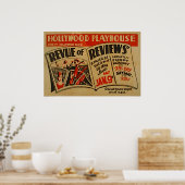 ヴィンテージハリウッドプレイハウスミュージックポスター ポスター (キッチン)