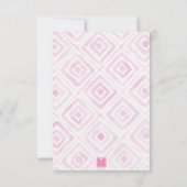 ヴィンテージハリウッドマリリンピパーソナライズされたンク サンキューカード (裏面)