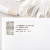 ヴィンテージハリウッド差出人住所ラベル ラベル (インサイチュ)