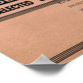 ヴィンテージハリウッド映画ポスター火星飛行 ポスター (角)