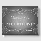 ヴィンテージハリウッド映画結婚タイトルのゲストブック ゲストブック (正面)