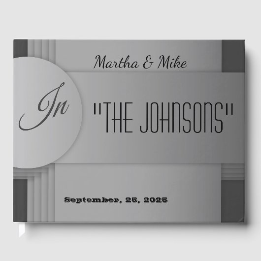 ヴィンテージハリウッド映画結婚タイトルのゲストブック ゲストブック (正面)