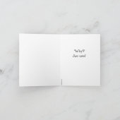 ヴィンテージハリソンカディクリスマスカード シーズンカード (内部)