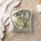 ヴィンテージハリソン・フィッシャー、クリスマスの新郎新婦 クッション (ブランケット)