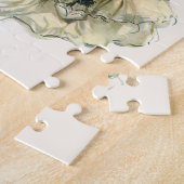 ヴィンテージハリソン・フィッシャー、クリスマスの新郎新婦 ジグソーパズル (側面)