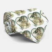 ヴィンテージハリソン・フィッシャー、クリスマスの新郎新婦 ネクタイ (ロール)