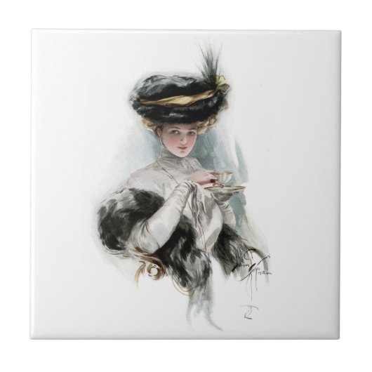 ヴィンテージハリソン・フィッシャー タイル (正面)