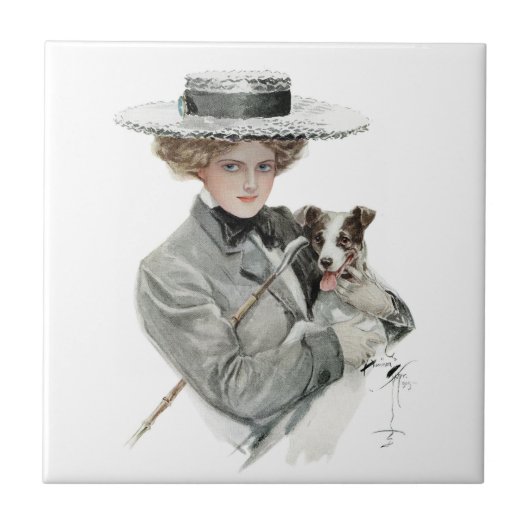 ヴィンテージハリソン・フィッシャー タイル (正面)