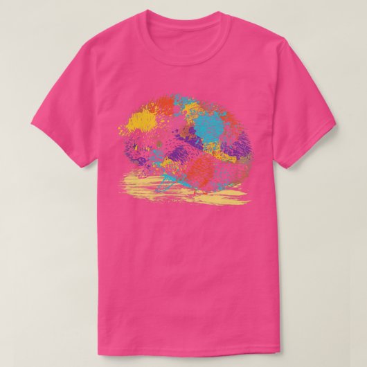 ヴィンテージハリネズミ Tシャツ (デザイン正面)