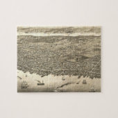 ヴィンテージハリファックスの絵図(1879) ジグソーパズル (横)
