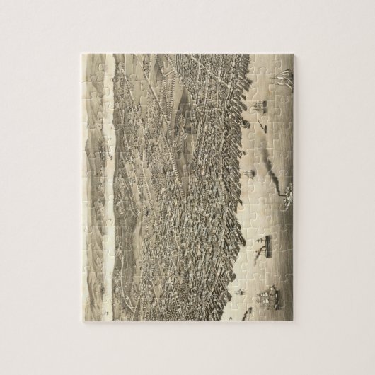 ヴィンテージハリファックスの絵図(1879) ジグソーパズル (縦)