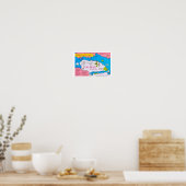 ヴィンテージハリファックスノバスコシア地図プリント ポスター (キッチン)