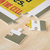 ヴィンテージハリーホーディニ刑務所セル&バレル謎 ジグソーパズル (側面)