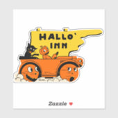 ヴィンテージハロインラージビニールコンターカットシール シール (シート)