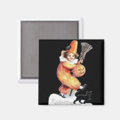 ヴィンテージハロウィンきらめくの衣装パーティー マグネット (正面/裏面)