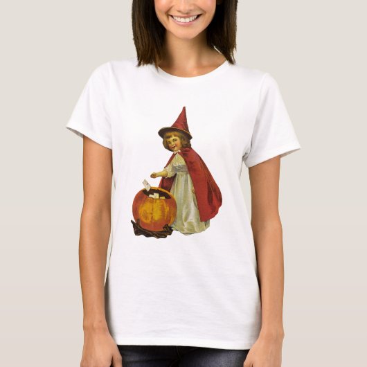 ヴィンテージハロウィンの子 Tシャツ (正面)