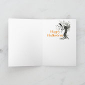 ヴィンテージハロウィンアーサー・ラッカム妖精ボール カード (内部)