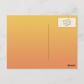 ヴィンテージハロウィンアートポストカード ポストカード (裏面)