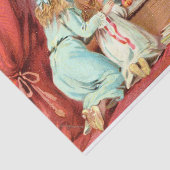 ヴィンテージハロウィンウィッチとブロムスティック 薄葉紙 (詳細)