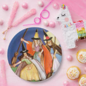 ヴィンテージハロウィンウィッチズホリデー ペーパープレート (パーティー)