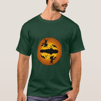 ヴィンテージハロウィンウィッチレトロ Tシャツ