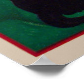 ヴィンテージハロウィンカボチャと子供のパーティーポスター ポスター (角)