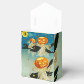 ヴィンテージハロウィンカボチャ幽霊と黒猫 フェイバーボックス (オープン)