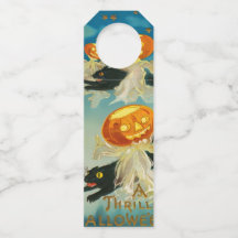 ヴィンテージハロウィンカボチャ幽霊と黒猫