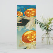 ヴィンテージハロウィンカボチャ幽霊と黒猫 メニュー (スタンド正面)