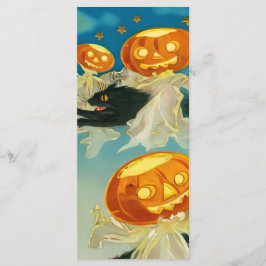 ヴィンテージハロウィンカボチャ幽霊と黒猫 メニュー