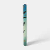 ヴィンテージハロウィンカボチャ幽霊と黒猫 SAMSUNG GALAXYケース (左側面)